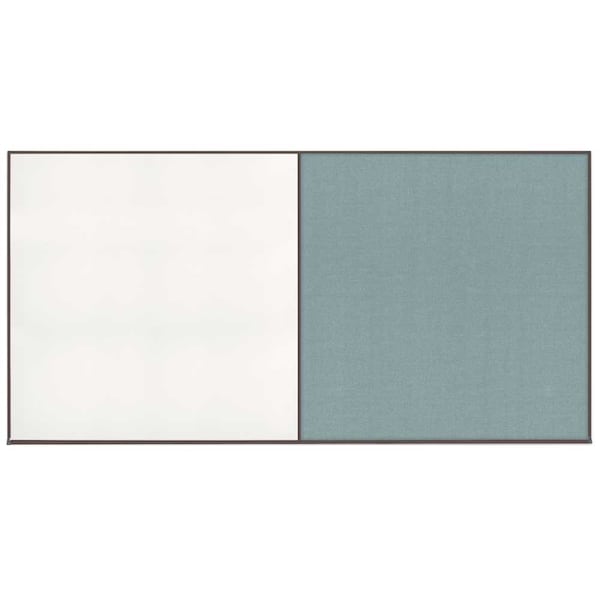 Enclosed Corkboard, 1 Door, 72"x36", 4" Fra